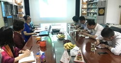 北京市科协副主席田文到中国营养学会座谈交流