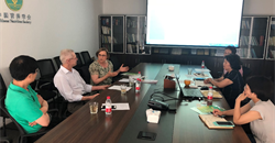 美国营养学会主席一行来访中国营养学会
